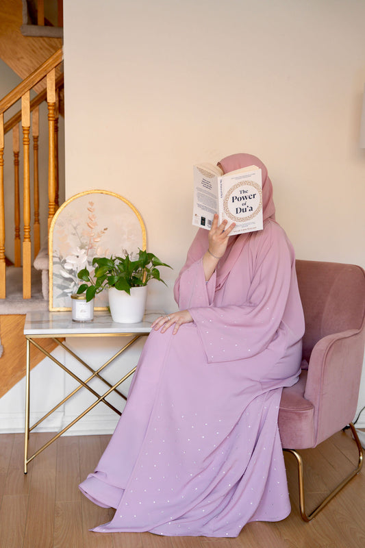 BLUSH - Front Open Nada Abaya