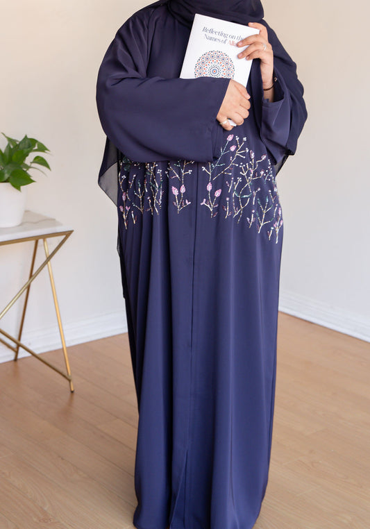 TWILIGHT - Front Open Buttoned Nada Abaya
