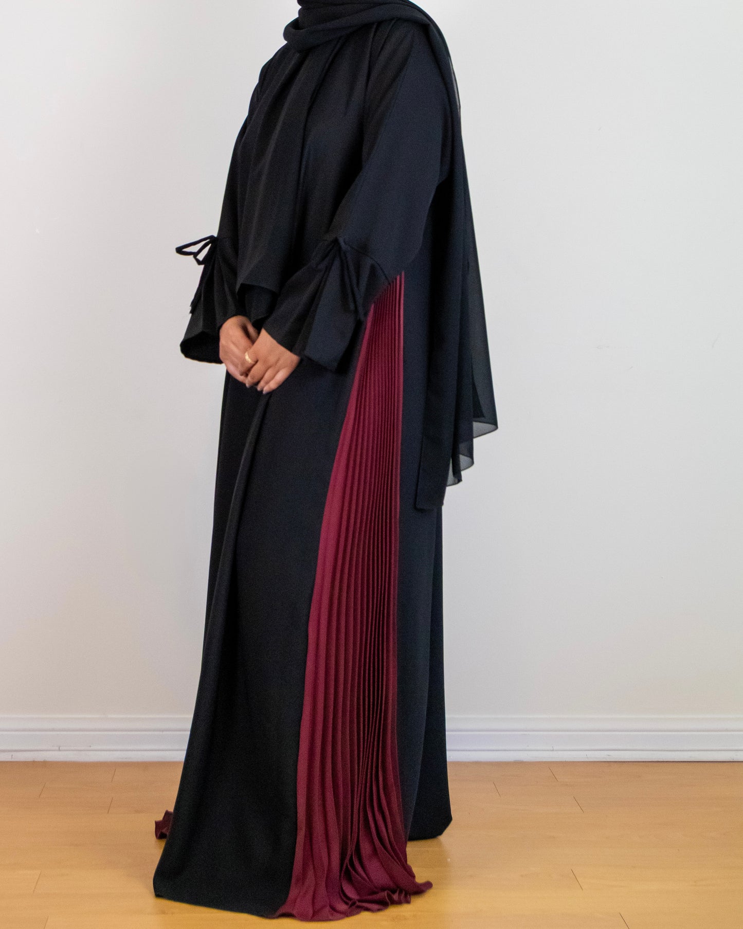 DEENA - Front Zipper Nursing-Friendly Nada Abaya