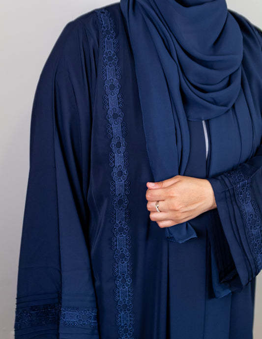 LAYLA - Front Open Buttoned Nada Abaya