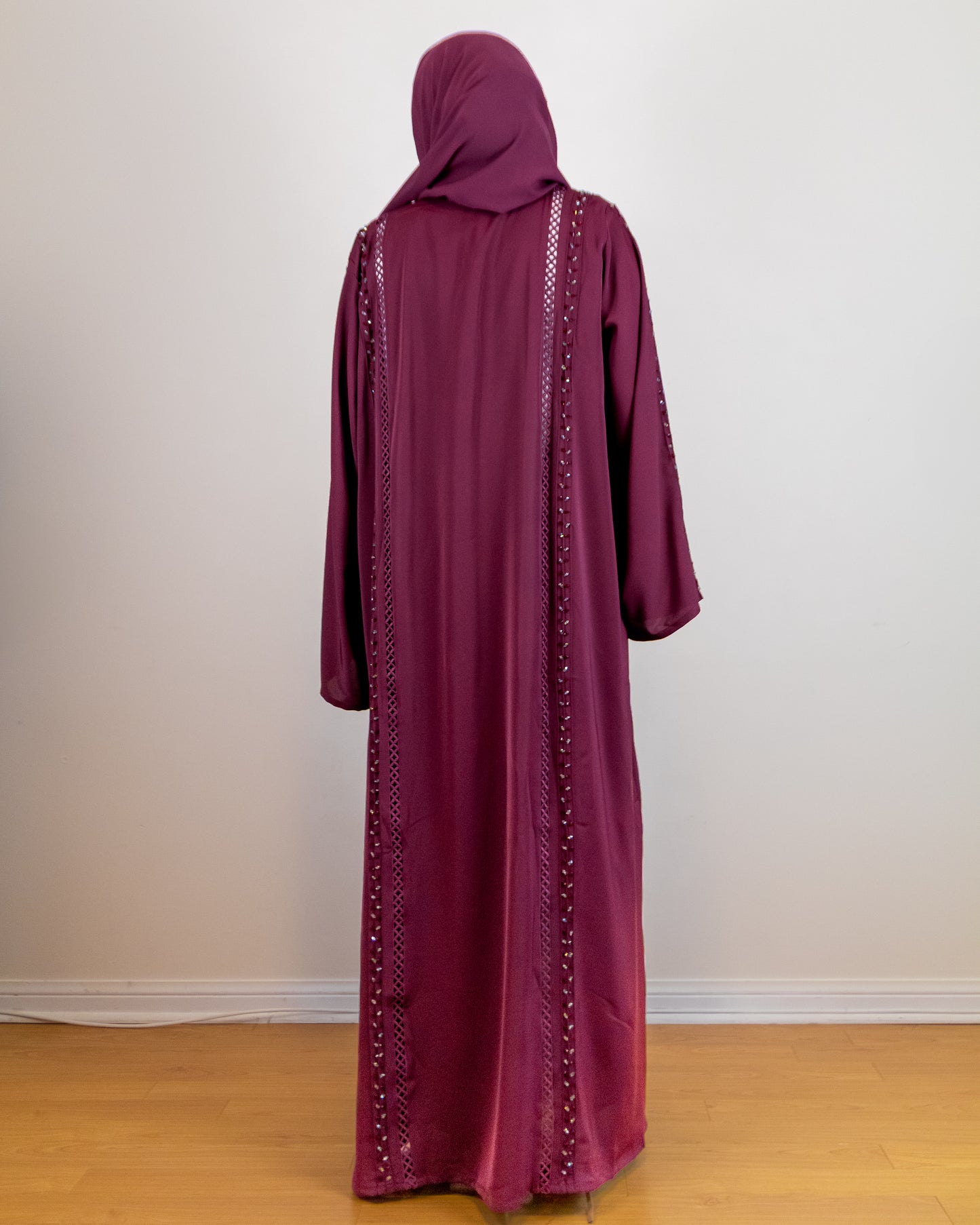 HANIA - Front Open Buttoned Nada Abaya