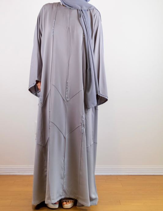 SAMAA - Front Zipper Nursing-Friendly Nada Abaya