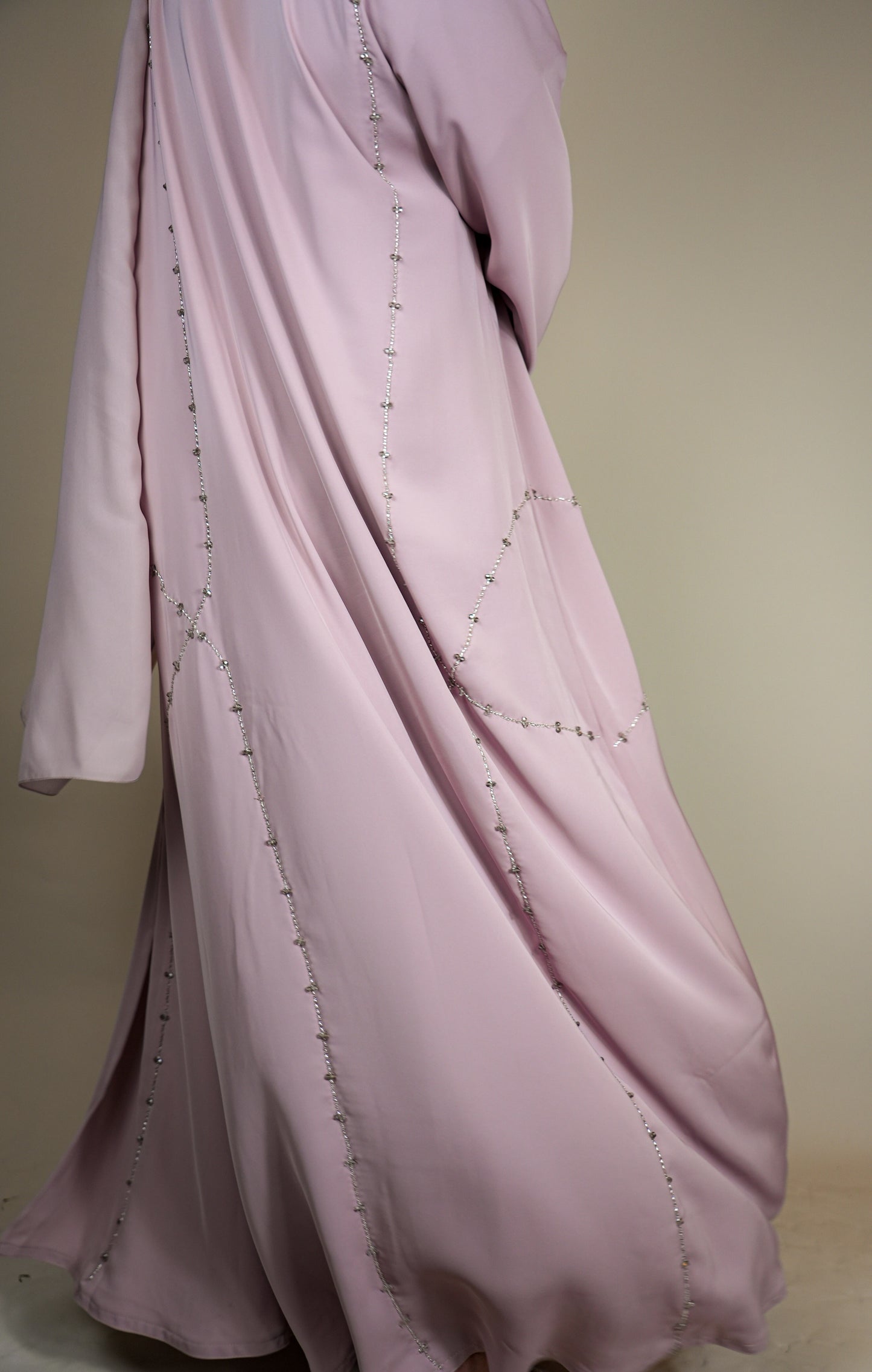 AMIRA - Front Open Buttoned Nada Abaya