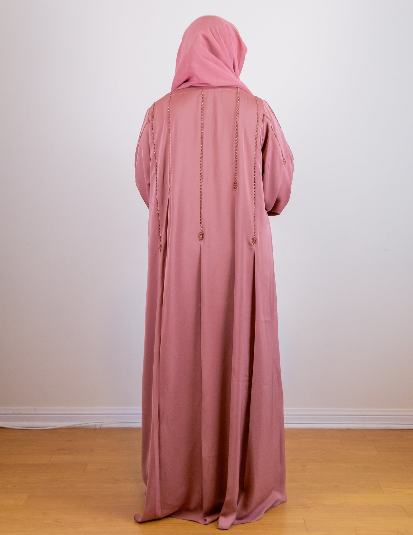 SELMA - Front Open Buttoned A-Line Nada Abaya