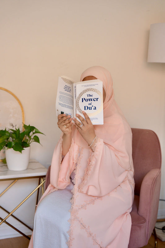 CORAL- Front Open Buttoned Nada Abaya