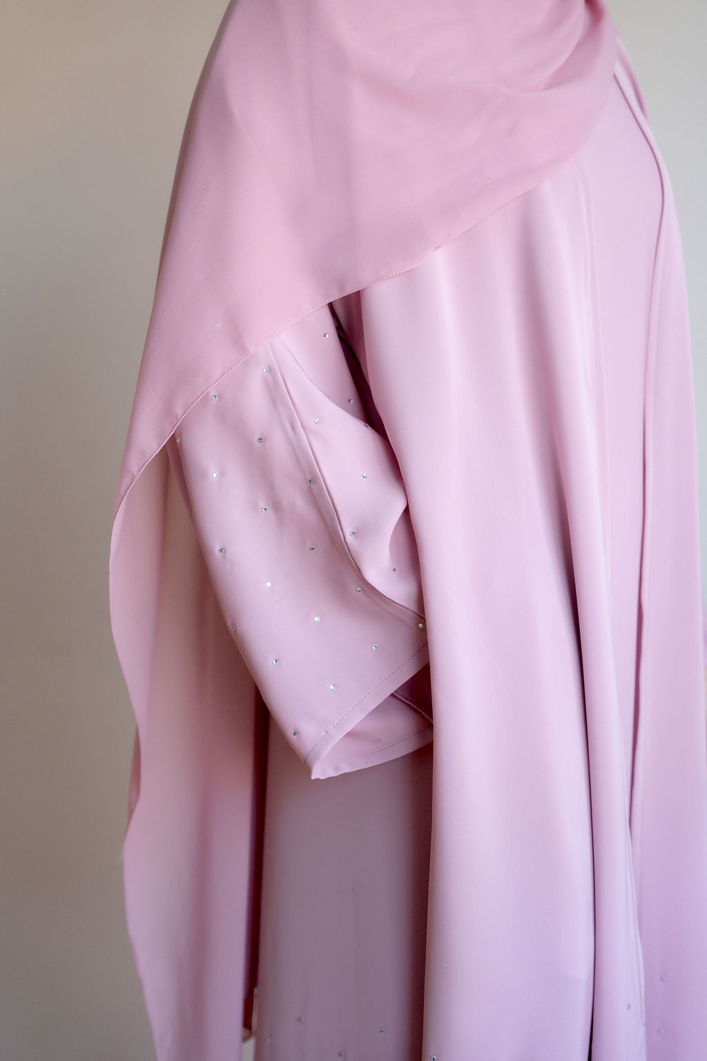 BLUSH - Front Open Nada Abaya