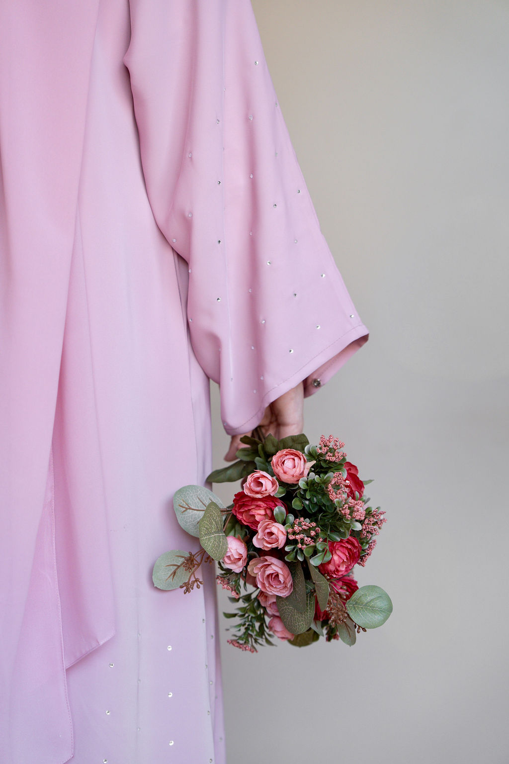 BLUSH - Front Open Nada Abaya