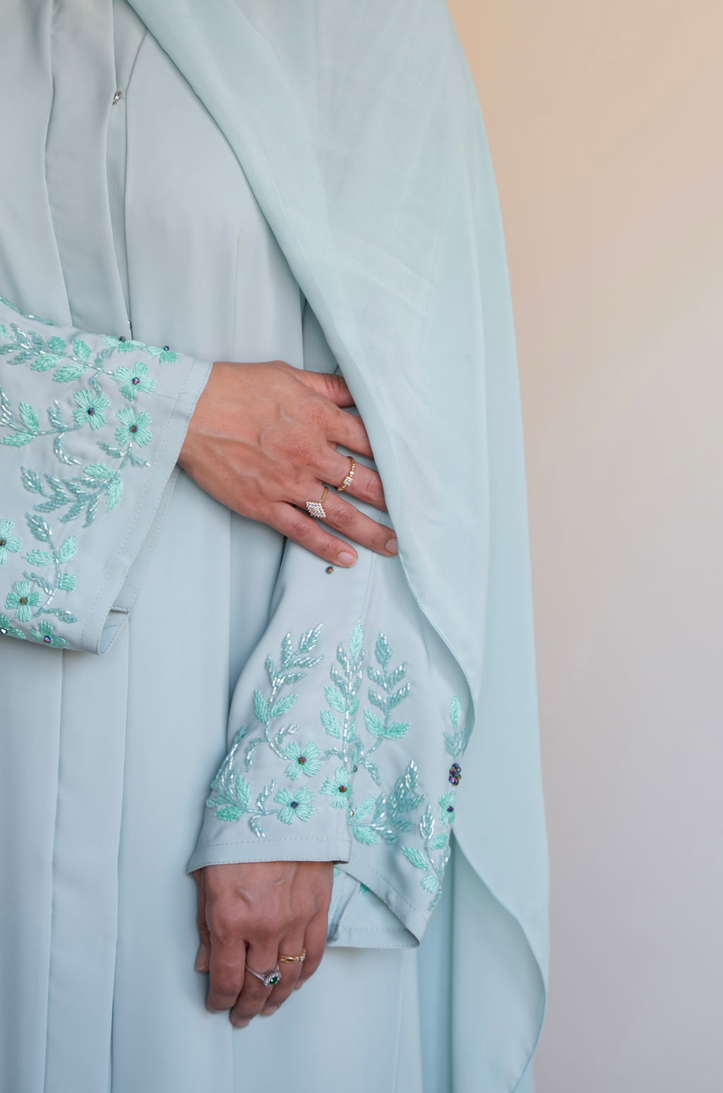 MIST - Front Open Buttoned Nada Abaya