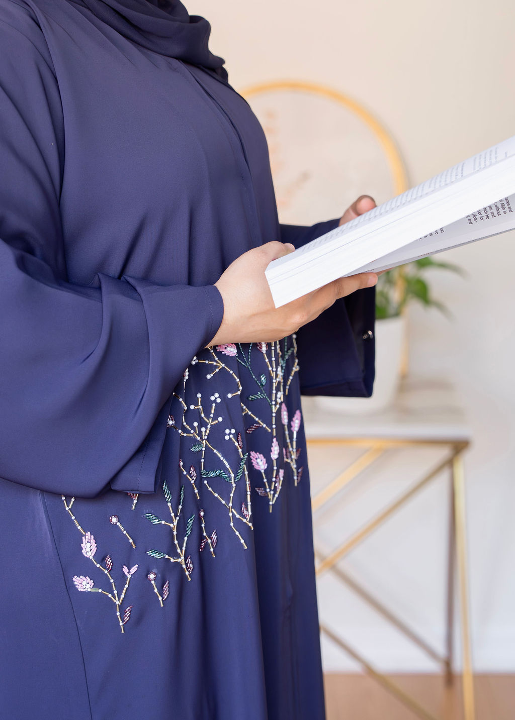 TWILIGHT - Front Open Buttoned Nada Abaya