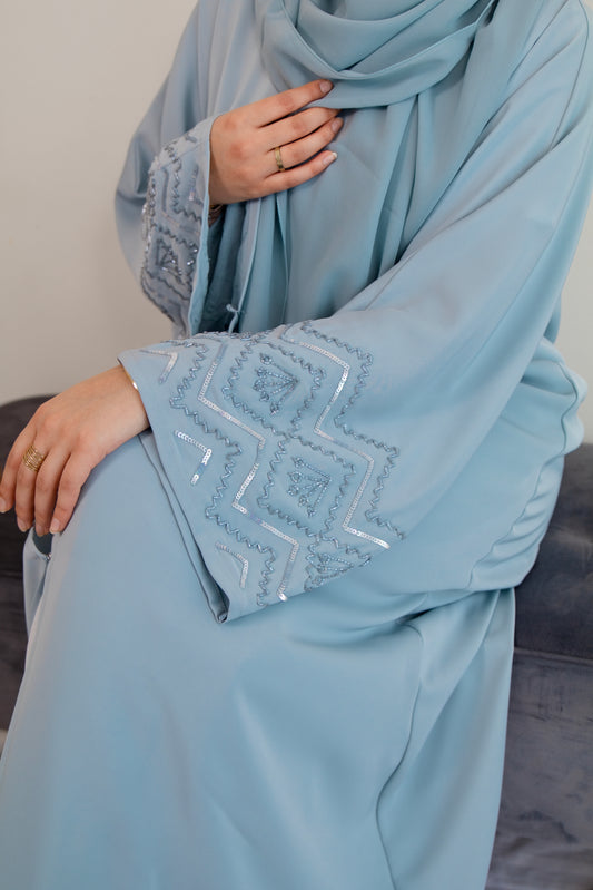 HUSNA - Front Open Buttoned Nada Abaya