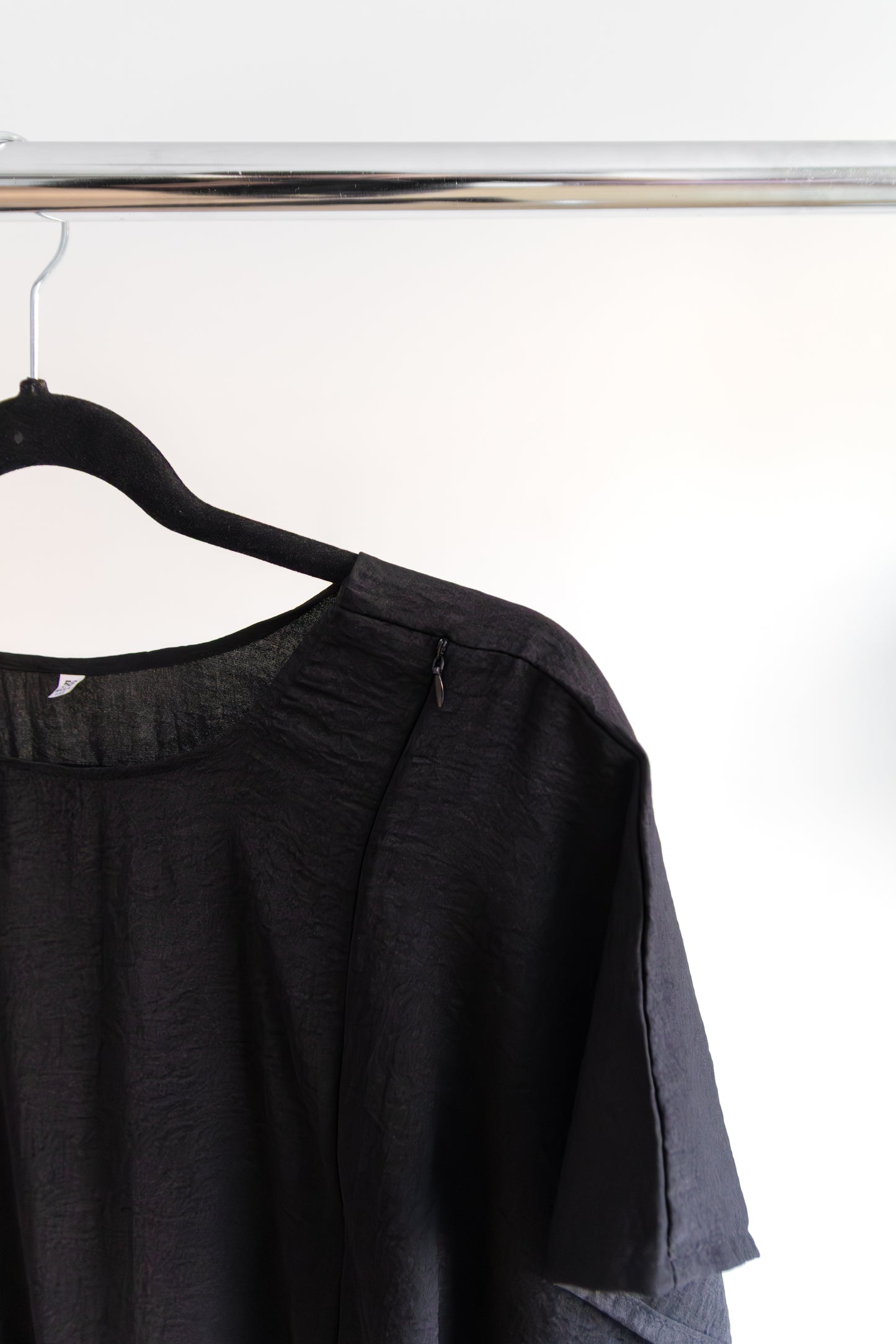 INNER - DOUBLE ZIPPERED  Black (Nursing-Friendly)