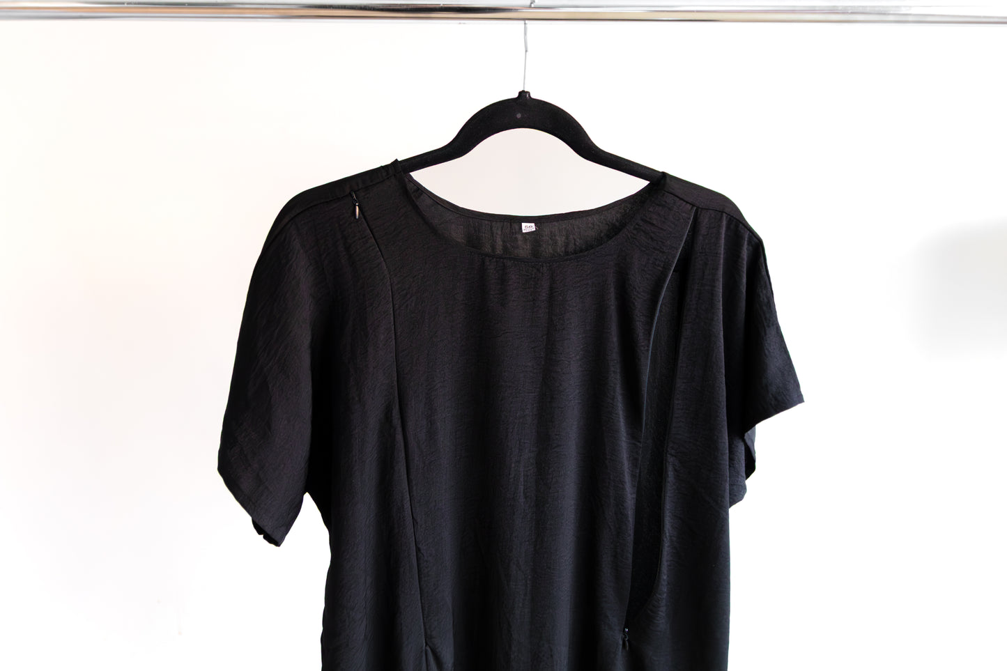 INNER - DOUBLE ZIPPERED  Black (Nursing-Friendly)