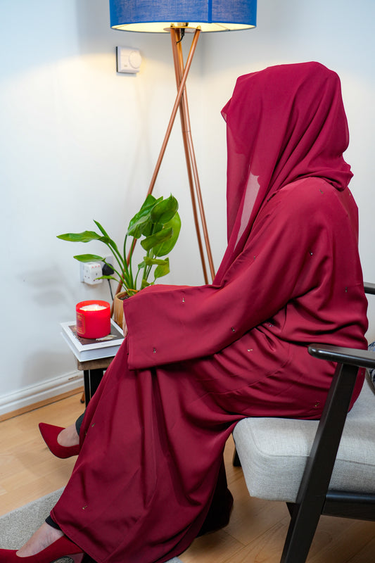 SUHA - Front Open Buttoned Nada Abaya