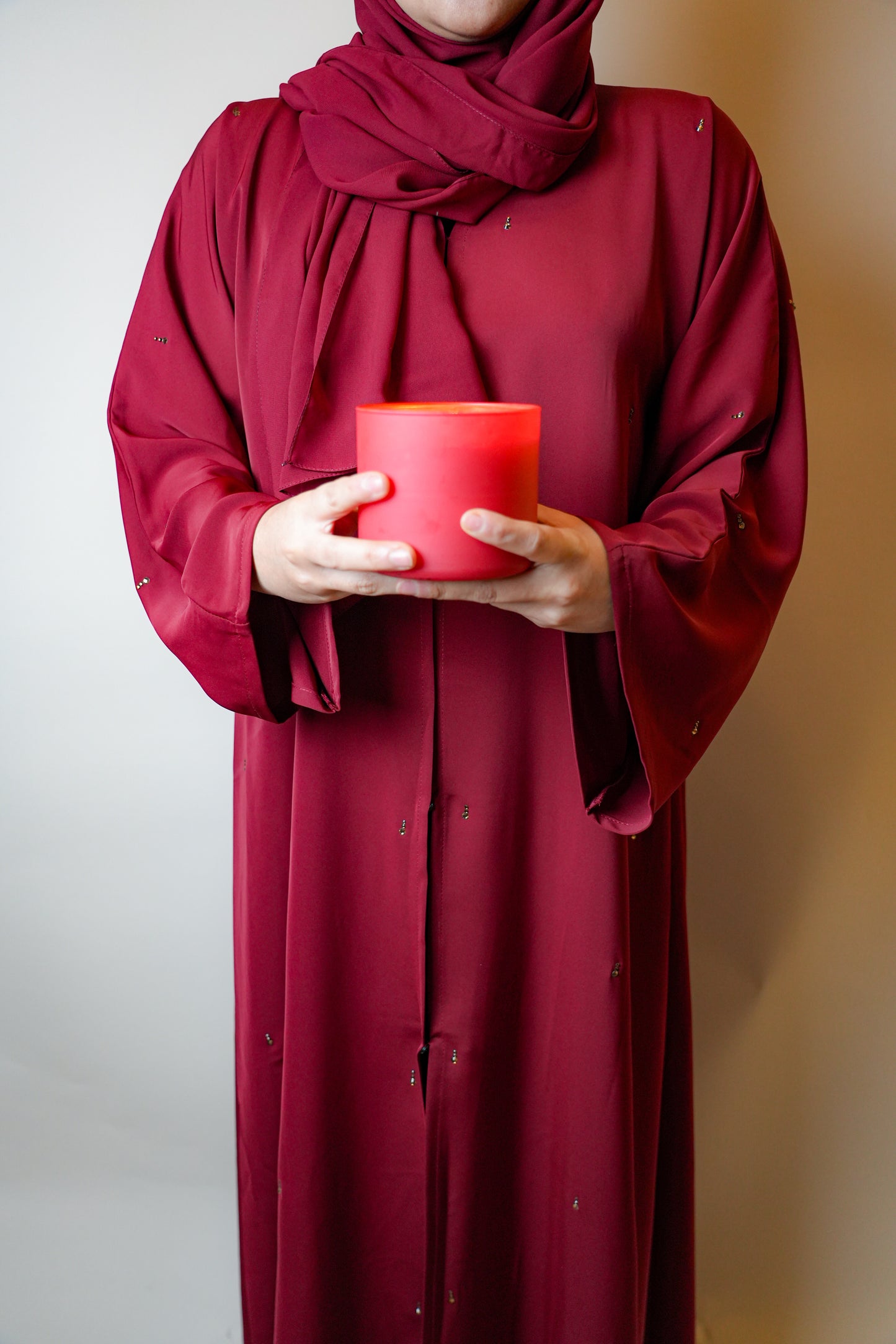 SUHA - Front Open Buttoned Nada Abaya