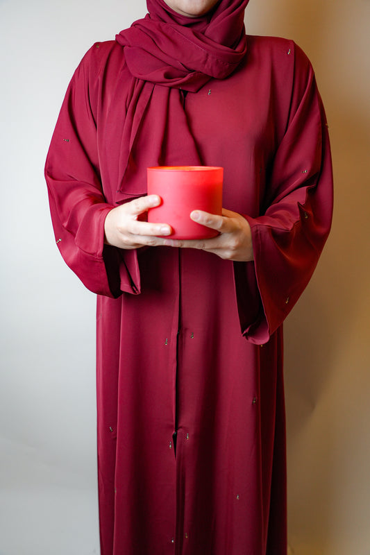 SUHA - Front Open Buttoned Nada Abaya