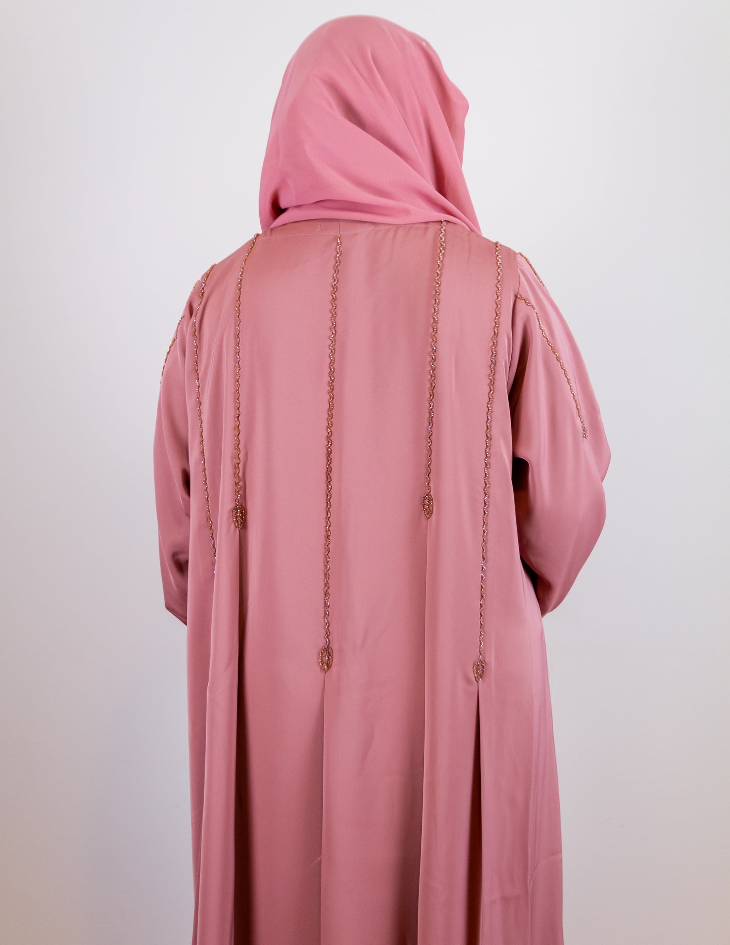 SELMA - Front Open Buttoned A-Line Nada Abaya